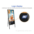 Support de sol de signalisation numérique pour écran publicitaire LCD 43 pouces